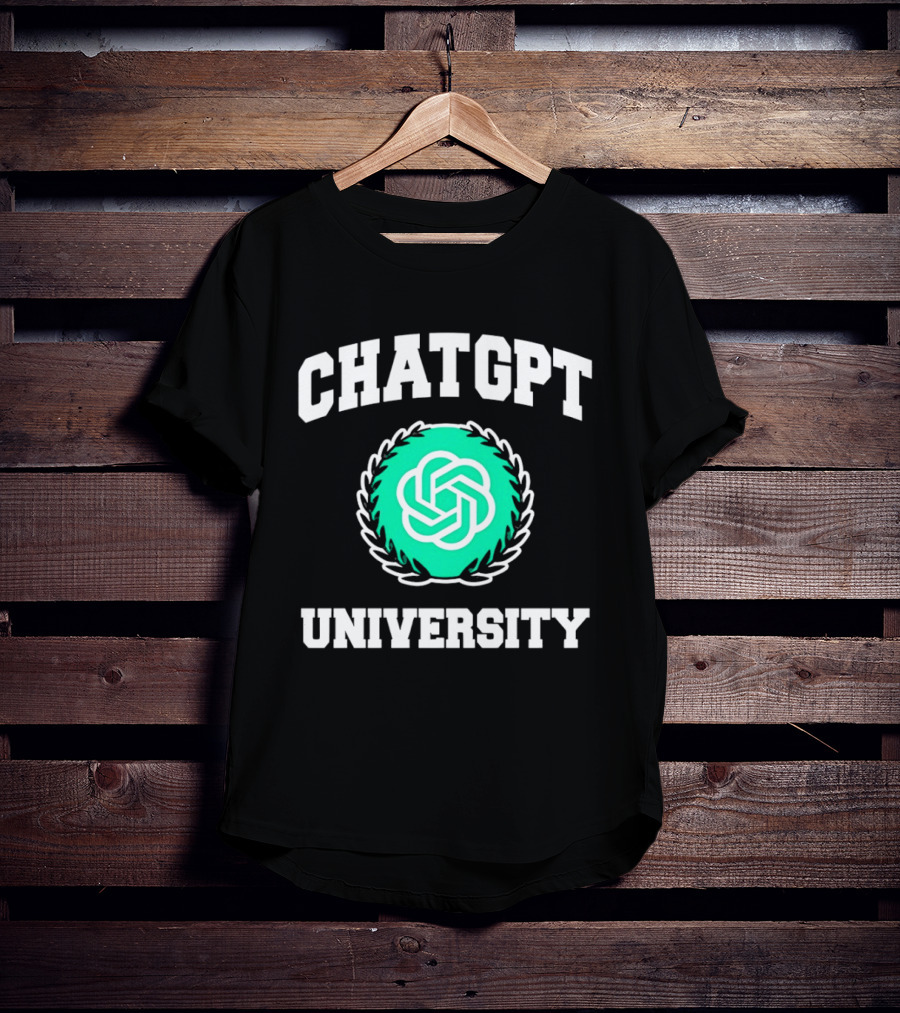 Chat GPT University Crest T-Shirt