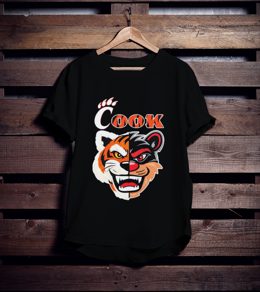 Cincinnati Bengals Bearcats Cook Split Face T-Shirt