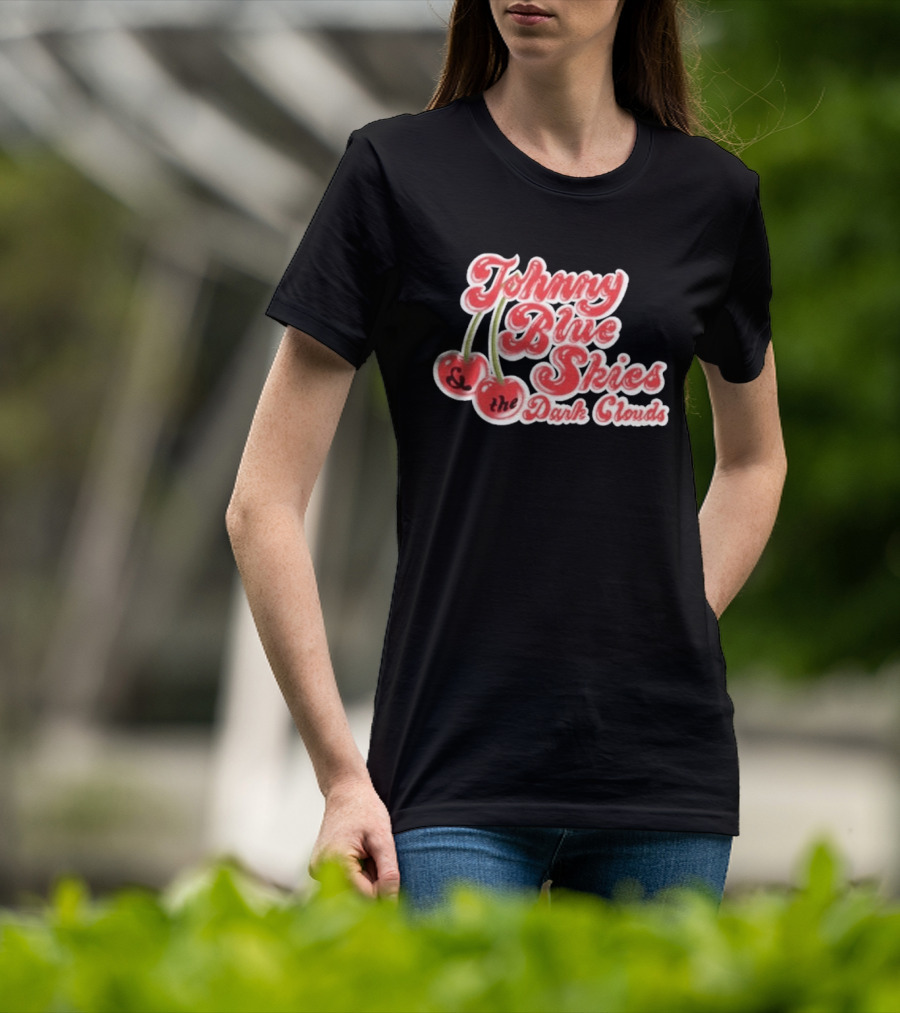 Johnny Blue Skies And The Dark Clouds Cherries T-Shirt