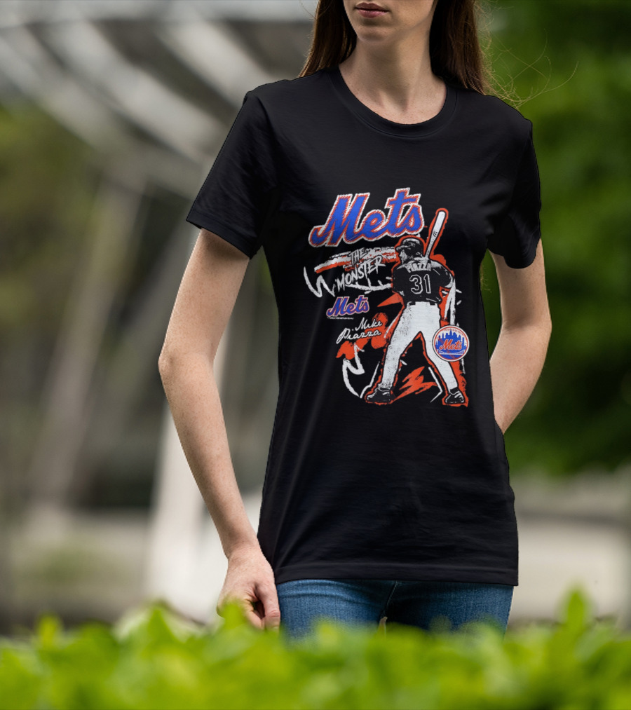 Mets Mike Piazza The Monster New York Mets 31 T-Shirt