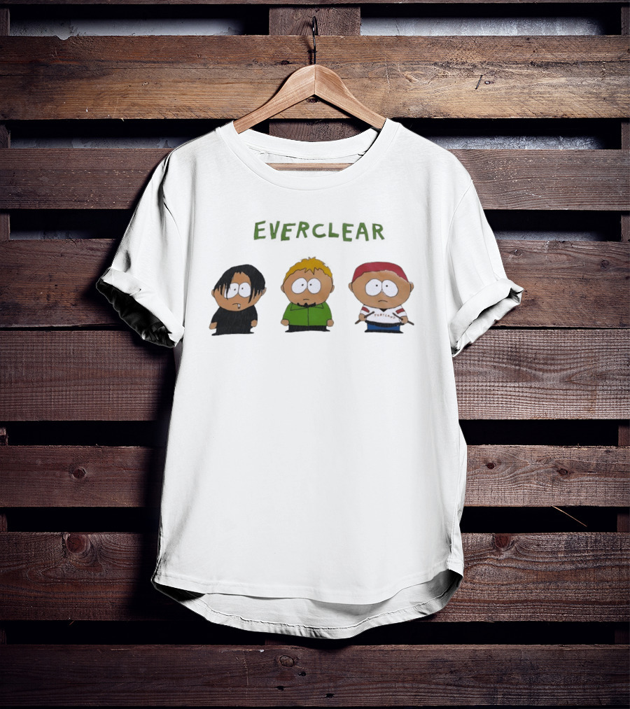 South Park Characters Everclear Band Cartoon T-Shirt