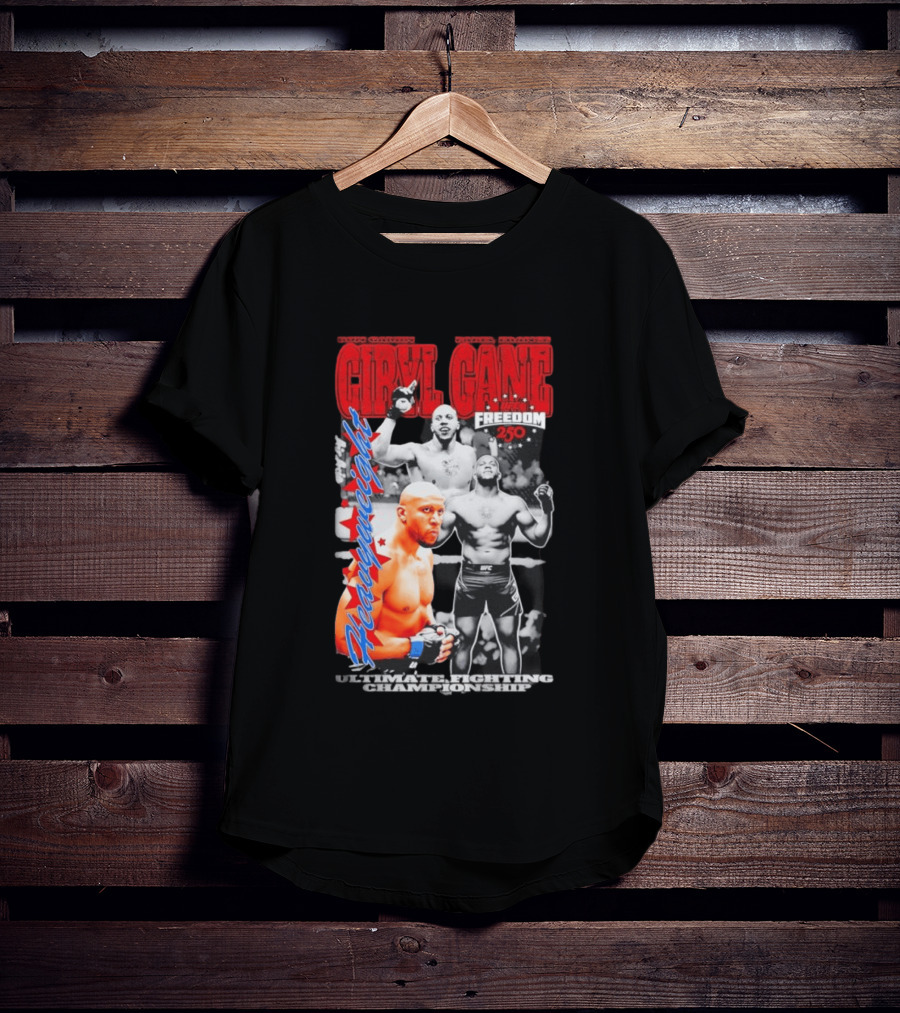 Ciryl Gane UFC Heavyweight Bon Gamin Paris Freedom 250 T-Shirt
