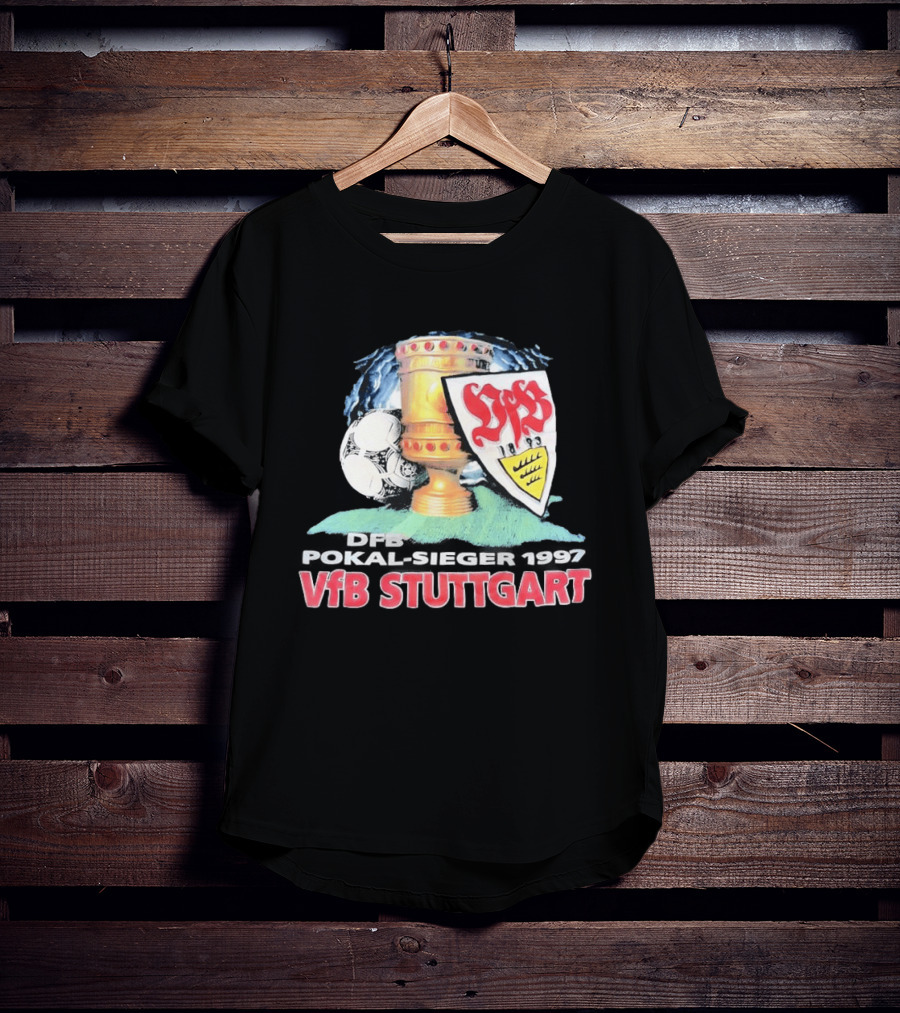 DFB Pokal Sieger 1997 VfB Stuttgart Trophy Ball T-Shirt