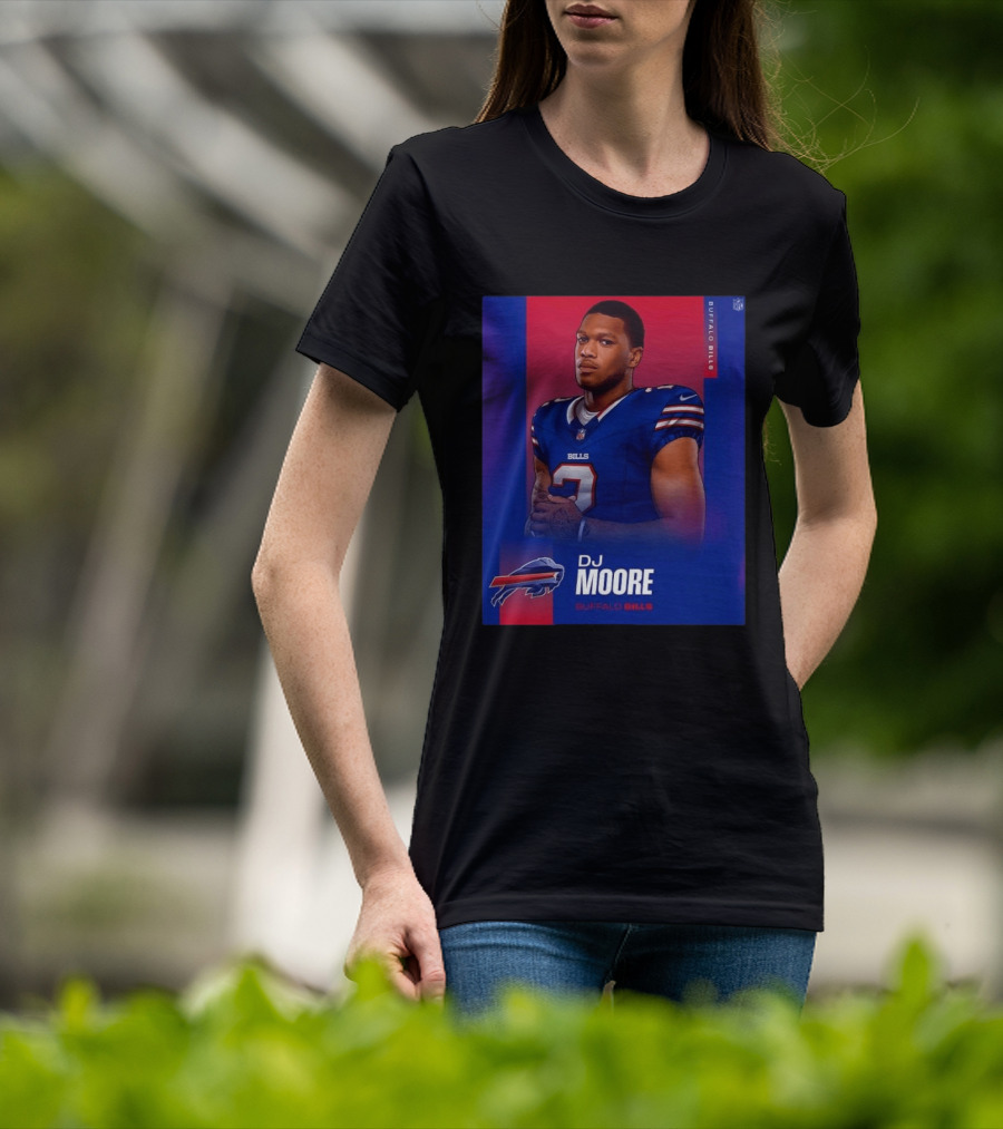 DJ Moore Buffalo Bills 2026 NFL Team Edition T-Shirt
