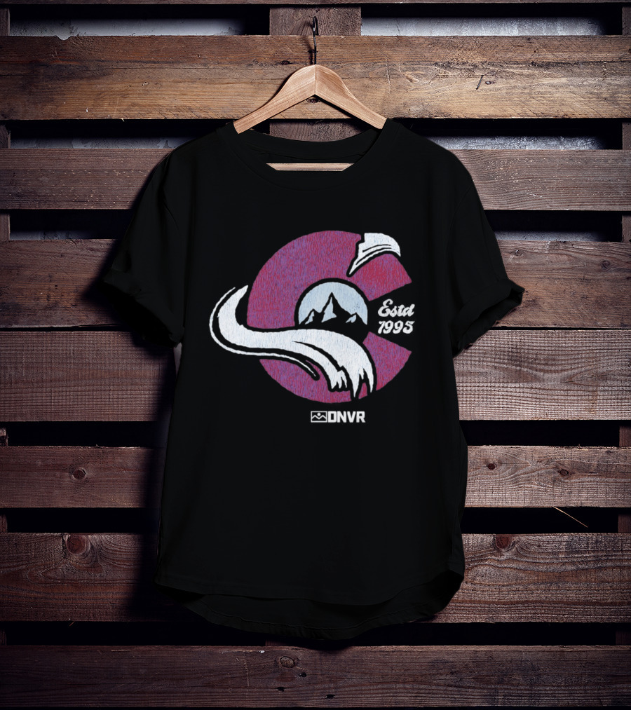 DNVR Colorado Avalanche Ice Hockey Est 1995 T-Shirt