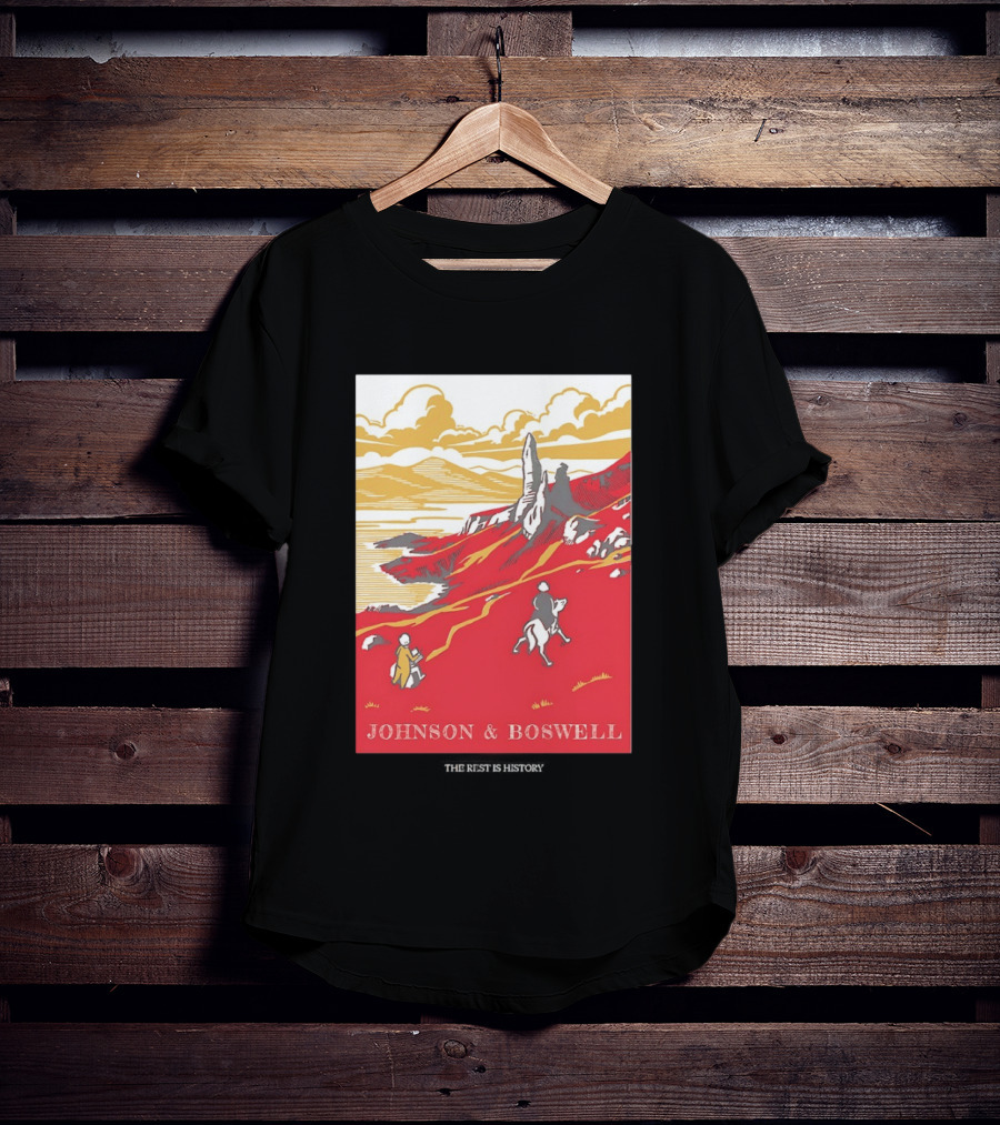 Johnson And Boswell Journey Through Red Landscape And History T-Shirt