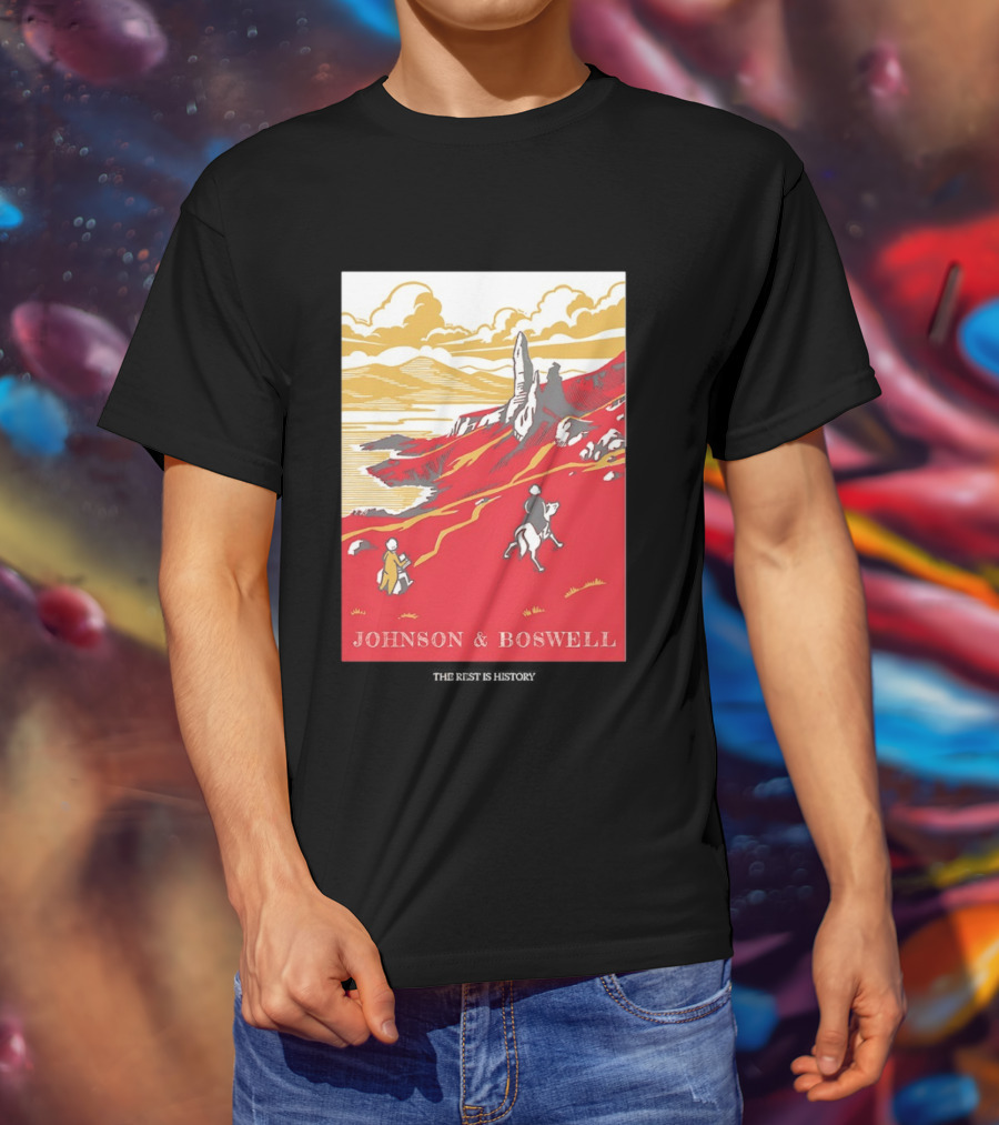 Johnson And Boswell Journey Through Red Landscape And History T-Shirt