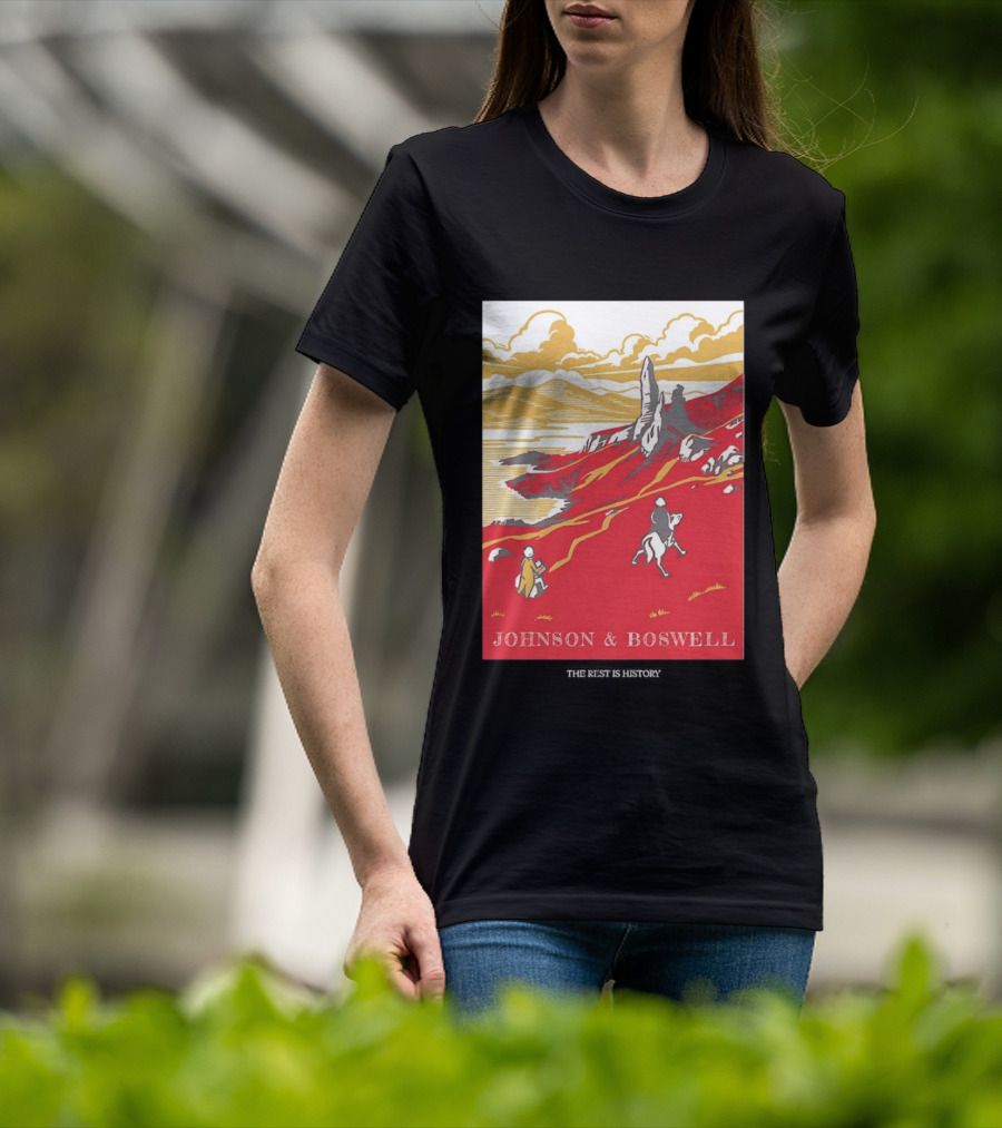 Johnson And Boswell Journey Through Red Landscape And History T-Shirt