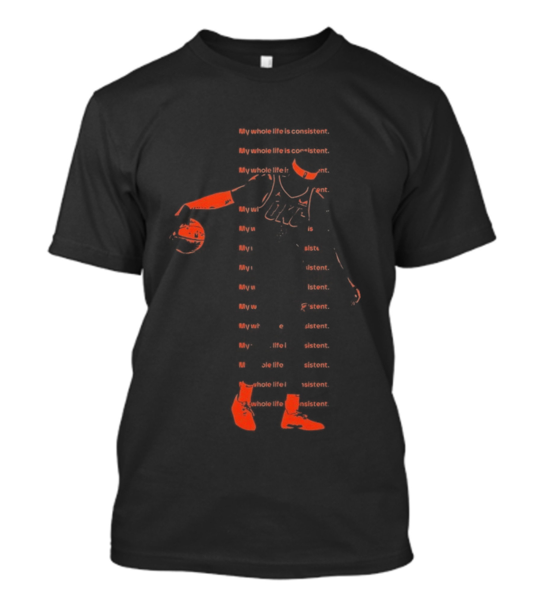 Shai Gilgeous Alexander OKC Thunder My Whole Life Is Consistent Basketball Player T-Shirt