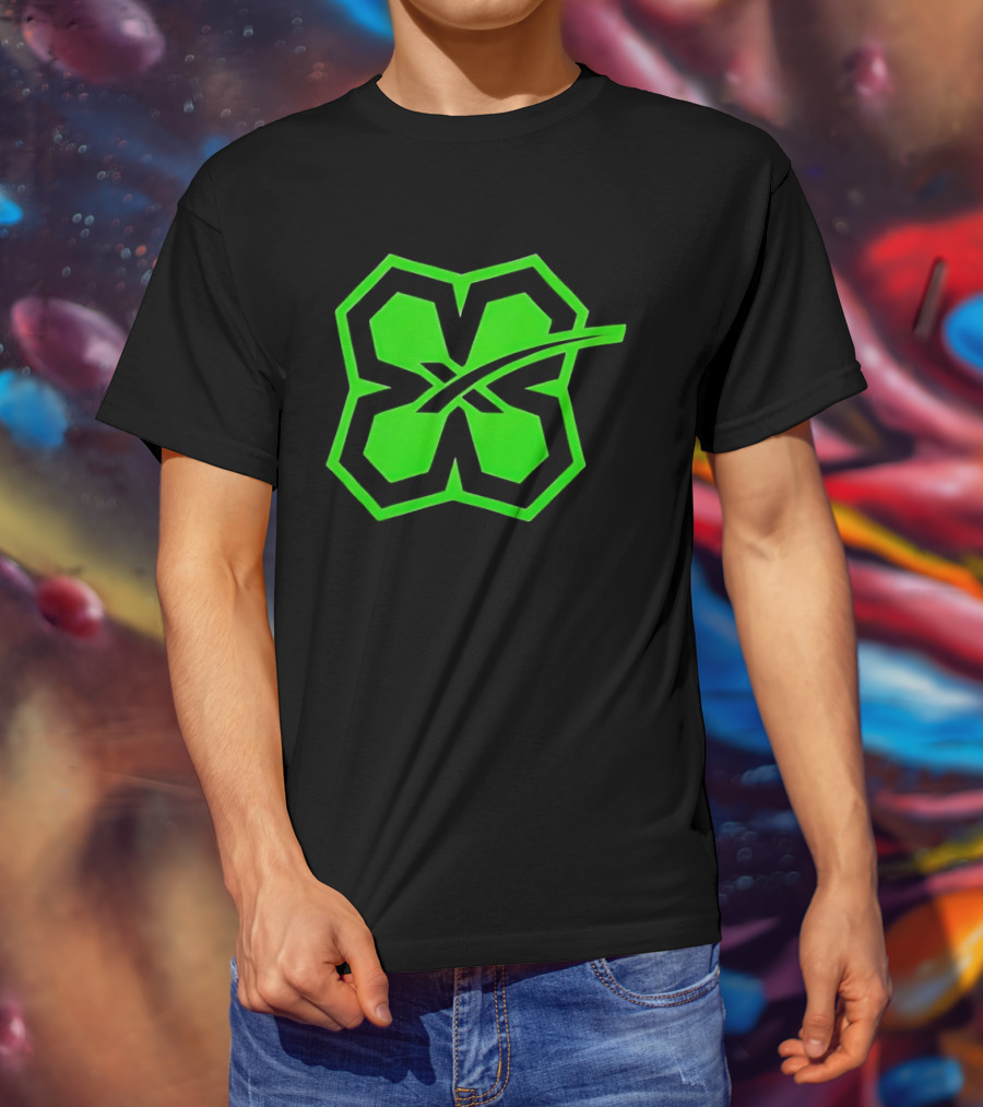 Lucky Four Leaf Clover Symbol Green T-Shirt