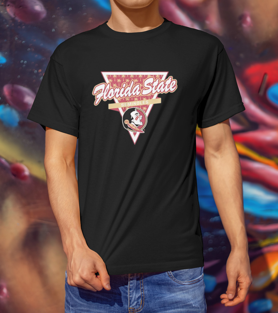 Florida State Seminoles Palm Tree Triangle T-Shirt