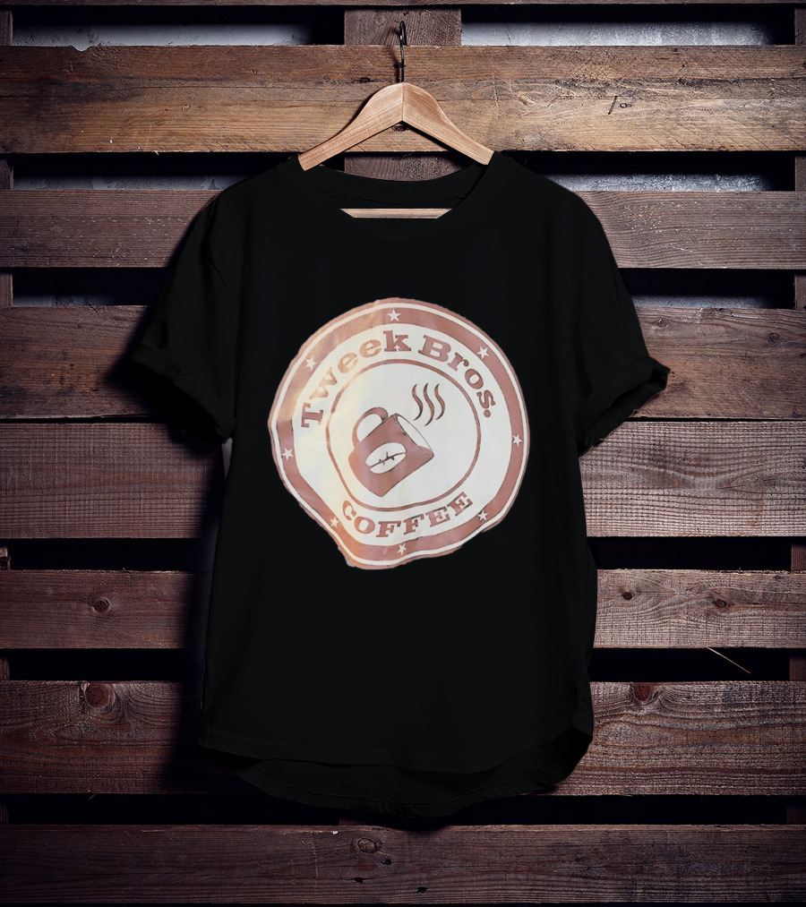 Tweek Bros Coffee Logo With Stars And Steam T-Shirt