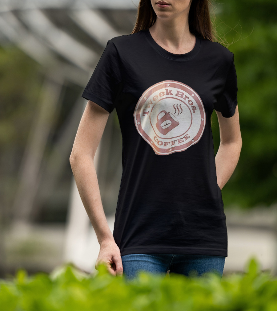 Tweek Bros Coffee Logo With Stars And Steam T-Shirt