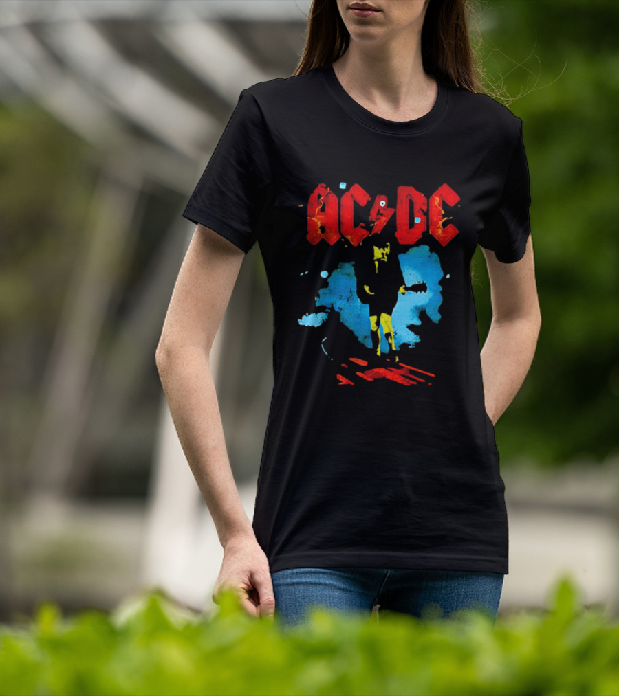 ACDC Angus Young On Stage Rock Legend T-Shirt