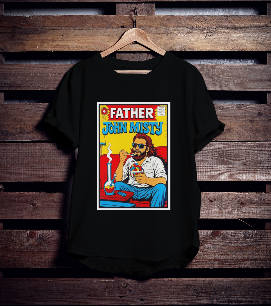 Father John Misty Trefort Music Hall March 27 2026 Comic T-Shirt