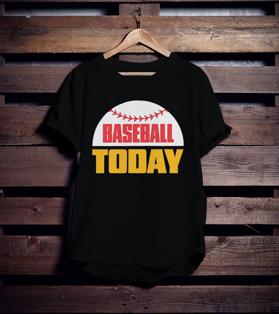 Baseball Today Embroidered 2026 Vintage Style Sports T-Shirt