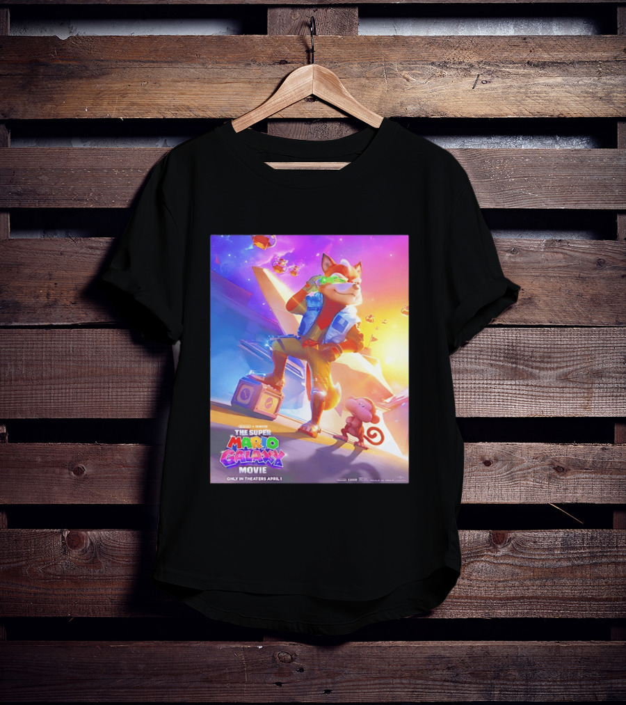 The Super Mario Galaxy Movie Featuring Fox McCloud Teaser T-Shirt