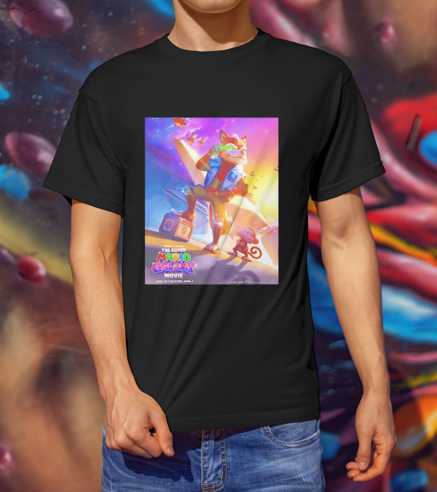 The Super Mario Galaxy Movie Featuring Fox McCloud Teaser T-Shirt