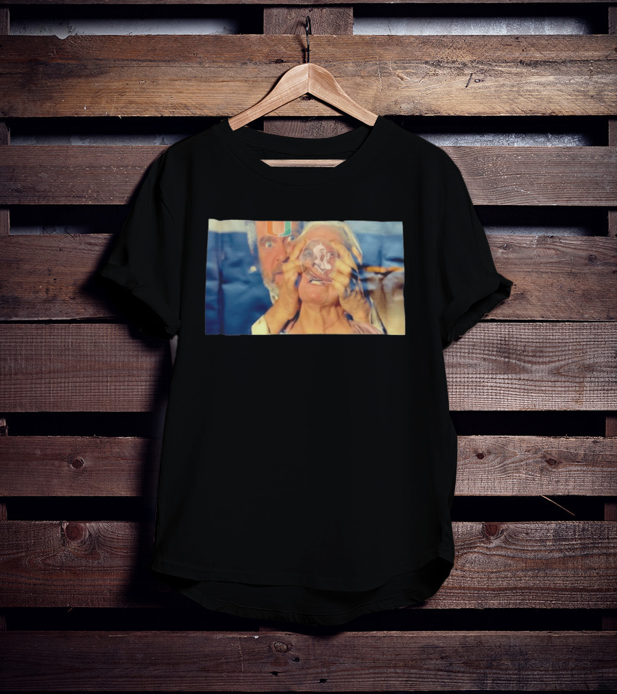 Miami Vs FSU Bird Box Meme Blindfold Movie Scene T-Shirt