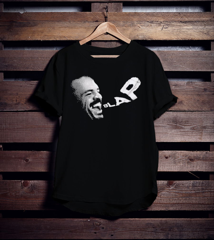 Blap Halftone Scream Expression Art Piece T-Shirt