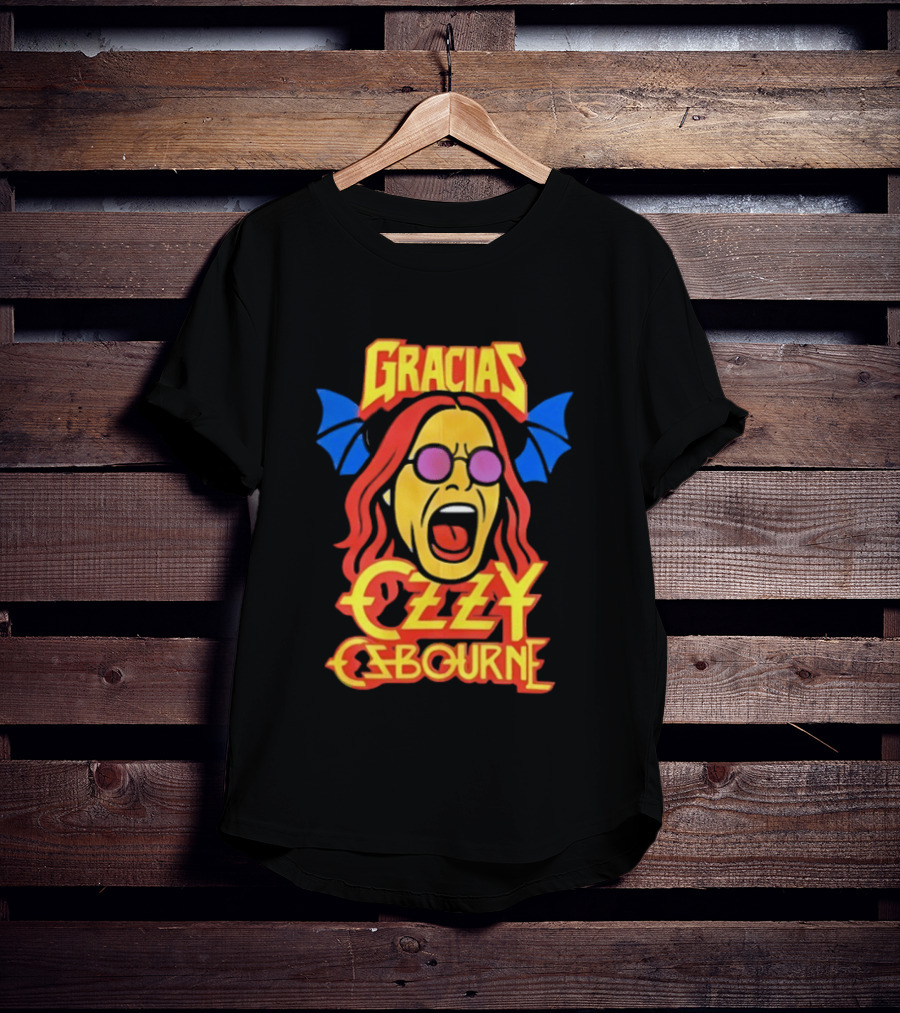 Gracias Ozzy Osbourne Colorful T-Shirt