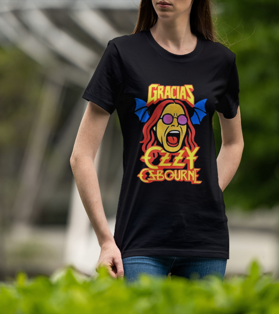 Gracias Ozzy Osbourne Colorful T-Shirt