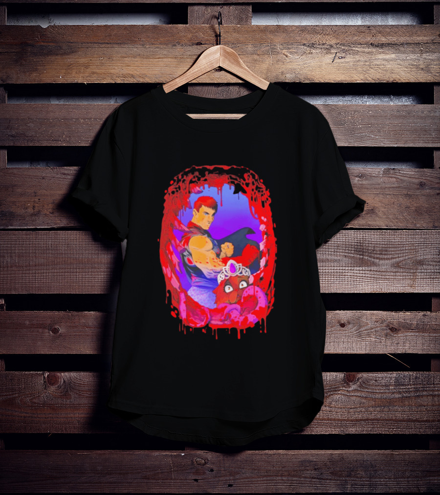 Carl Princess Donut Dungeon Crawler Carl Blood Dripping Frame Fantasy T-Shirt
