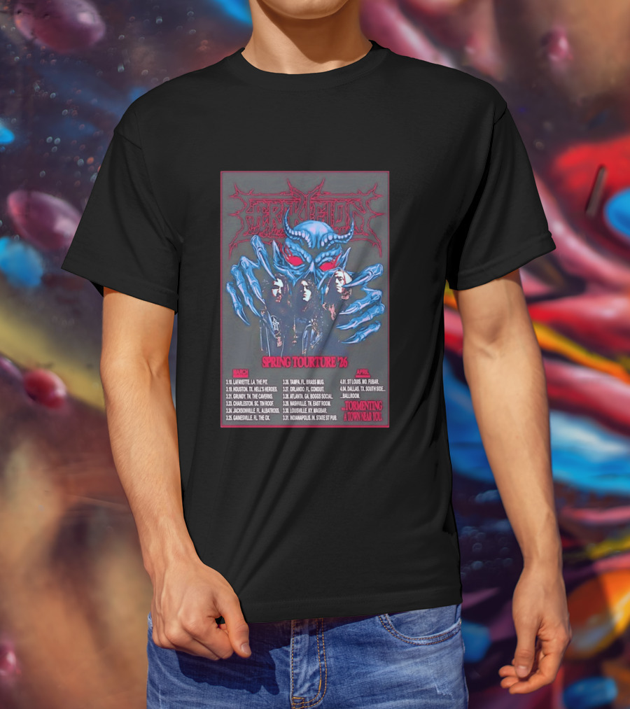 Hercules Spring Tourture '26 Tormenting A Town Near You T-Shirt
