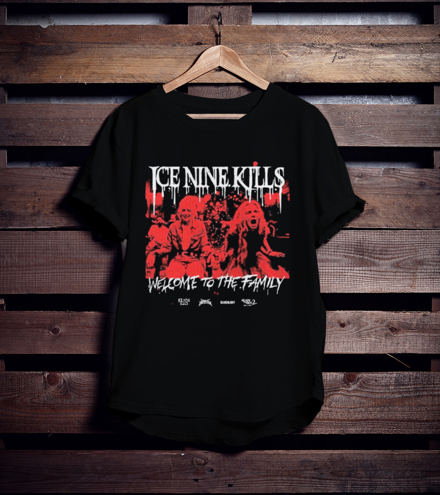Ice Nine Kills Welcome To The Family Horror Scene T-Shirt