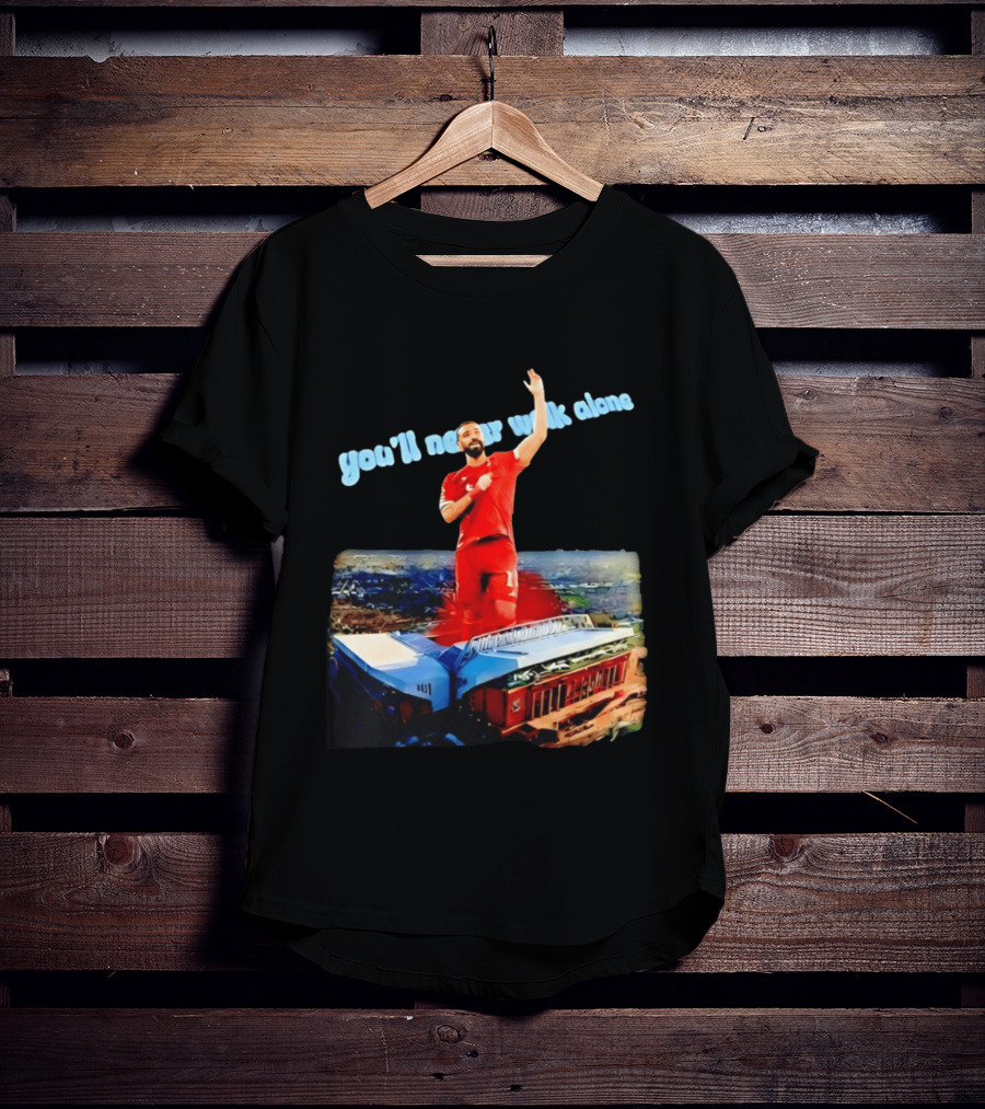 Mohamed Salah You'll Never Walk Alone Liverpool FC Stadium T-Shirt