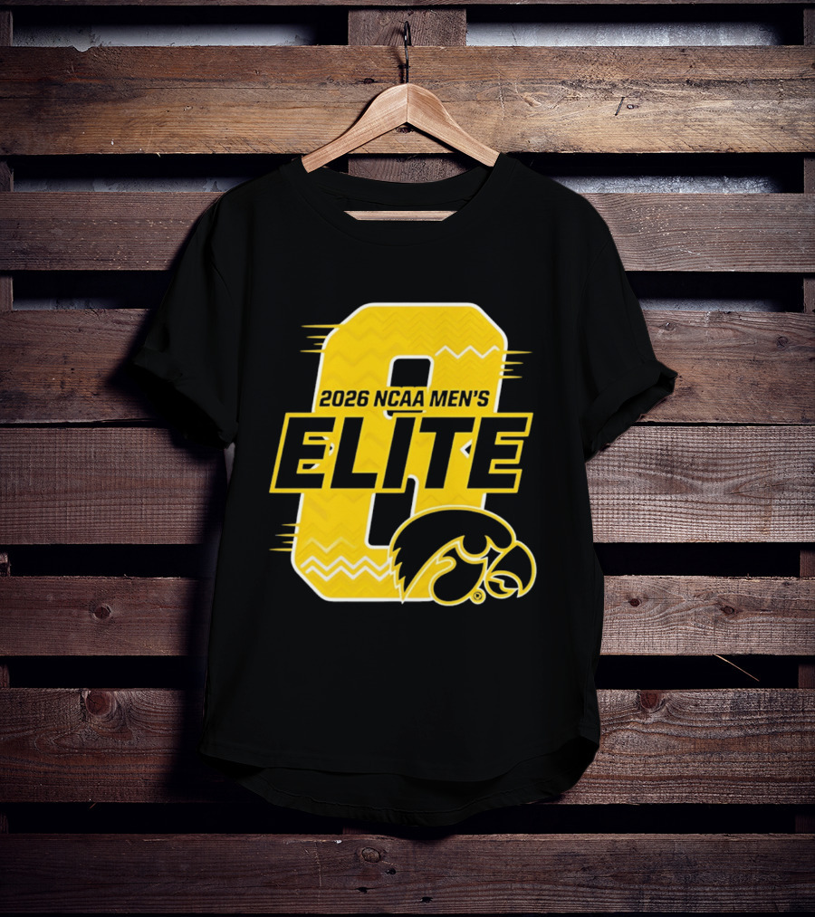 Iowa Hawkeyes 2026 NCAA Men's Elite 8 Basketball T-Shirt