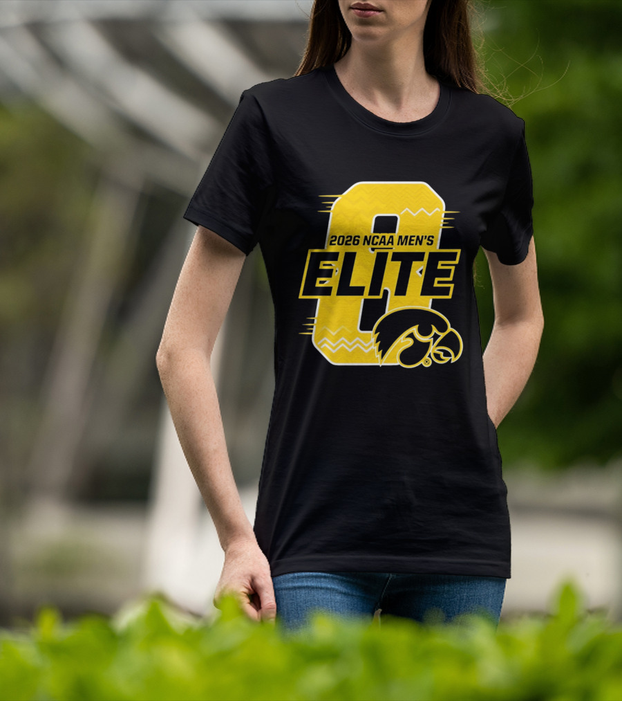 Iowa Hawkeyes 2026 NCAA Men's Elite 8 Basketball T-Shirt
