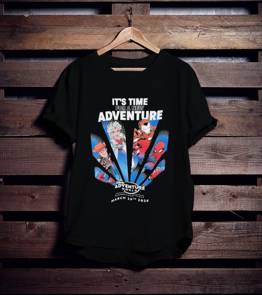 It's Time For A New Adventure At Disney March 29th 2026 T-Shirt