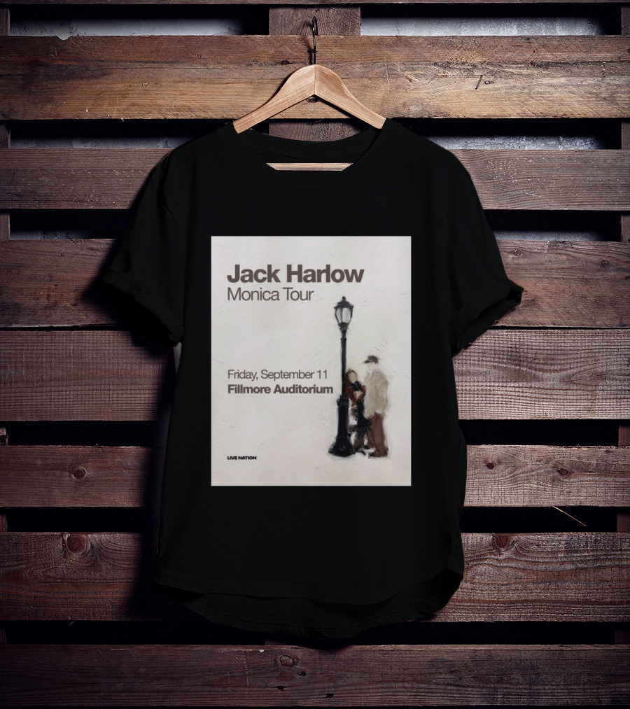 Jack Harlow Monica Tour Fillmore Auditorium Friday September 11 Live Nation T-Shirt