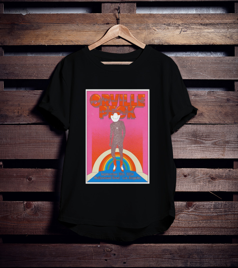 Orville Peck Hollywood Bowl Los Angeles September 18th 2026 Rainbow Cowboy T-Shirt