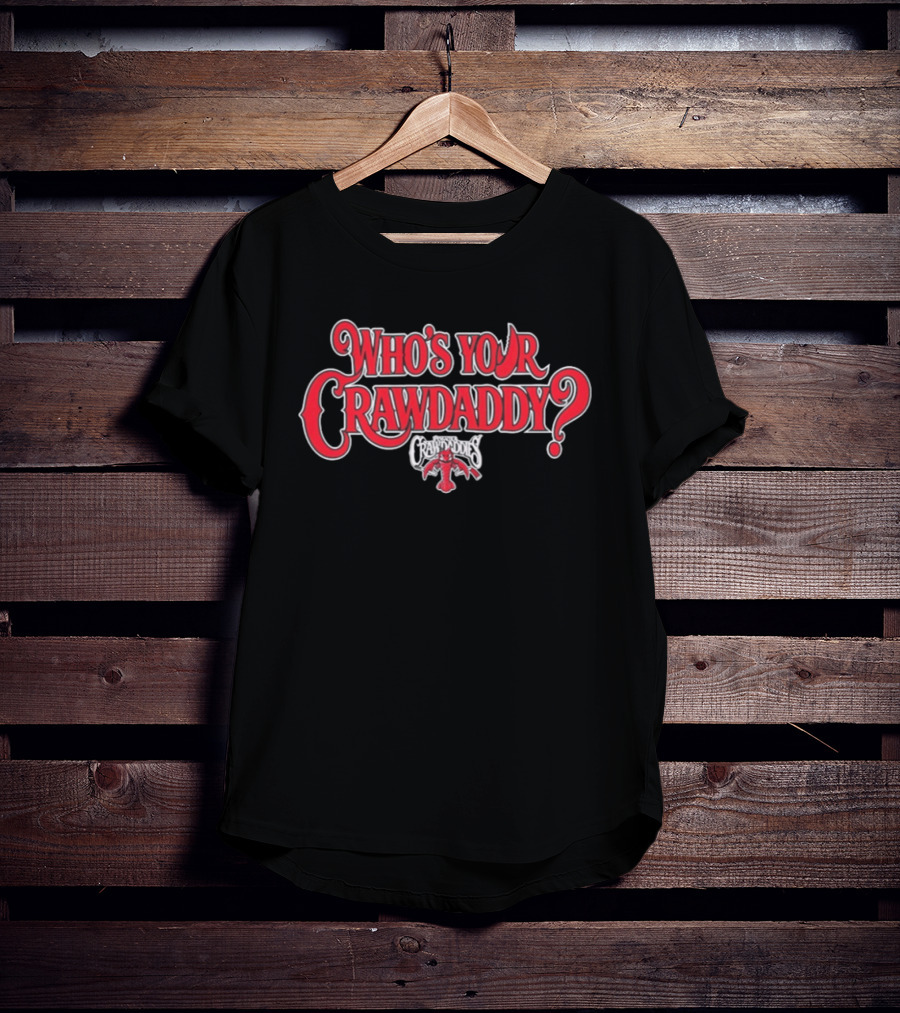 Pensacola Ice Flyers Who's Your Crawdaddy Red Crawfish T-Shirt