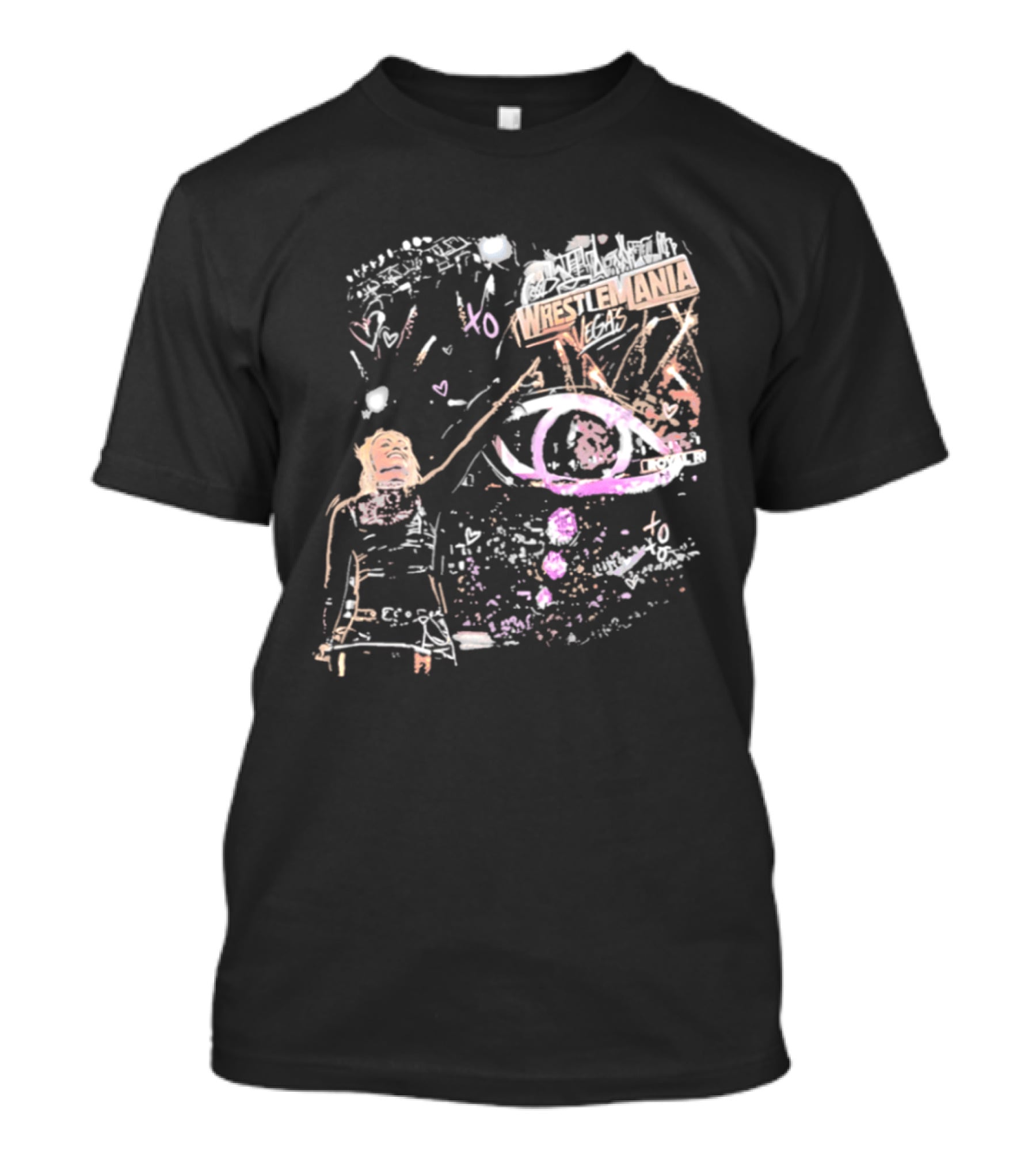 WrestleMania Las Vegas WWE Superstar Liv Morgan Victory Celebration T-Shirt