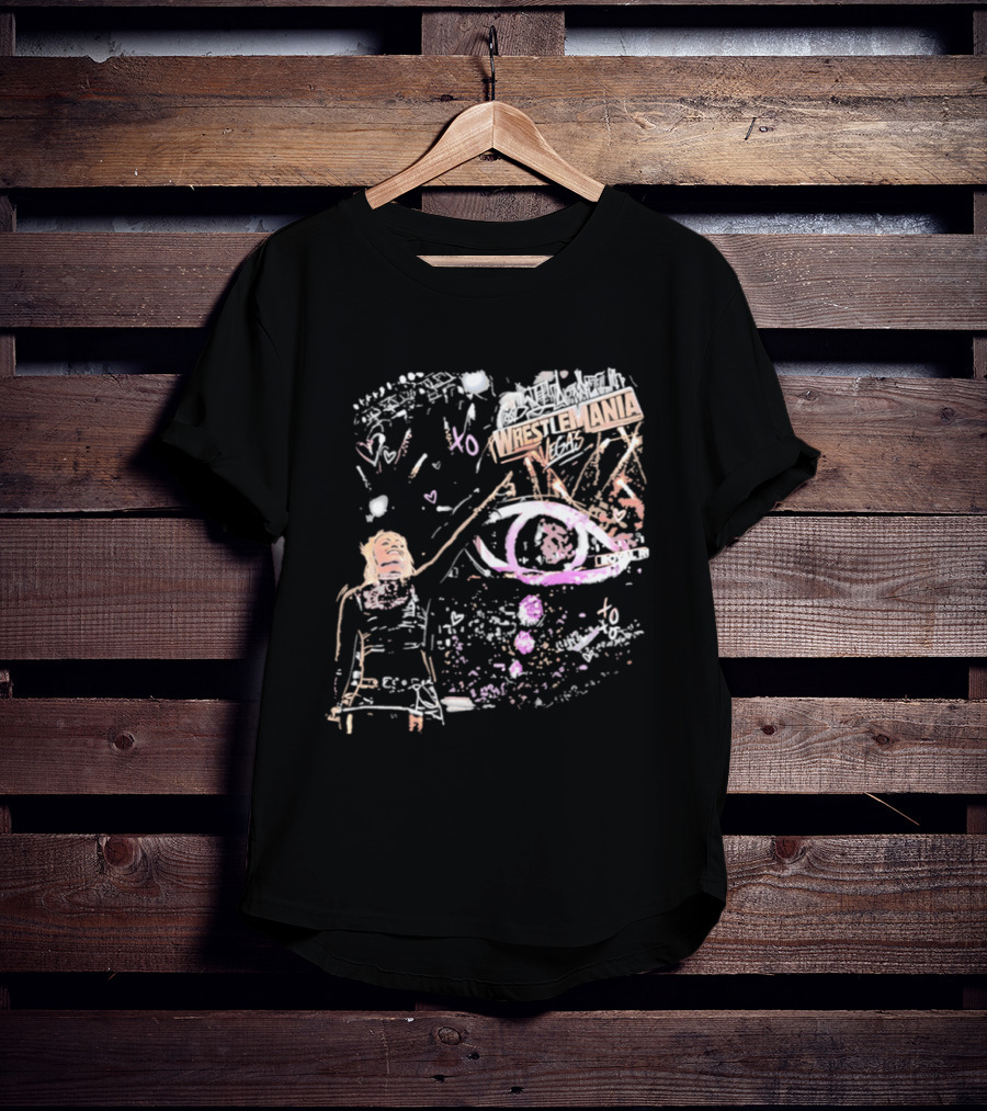 WrestleMania Las Vegas WWE Superstar Liv Morgan Victory Celebration T-Shirt