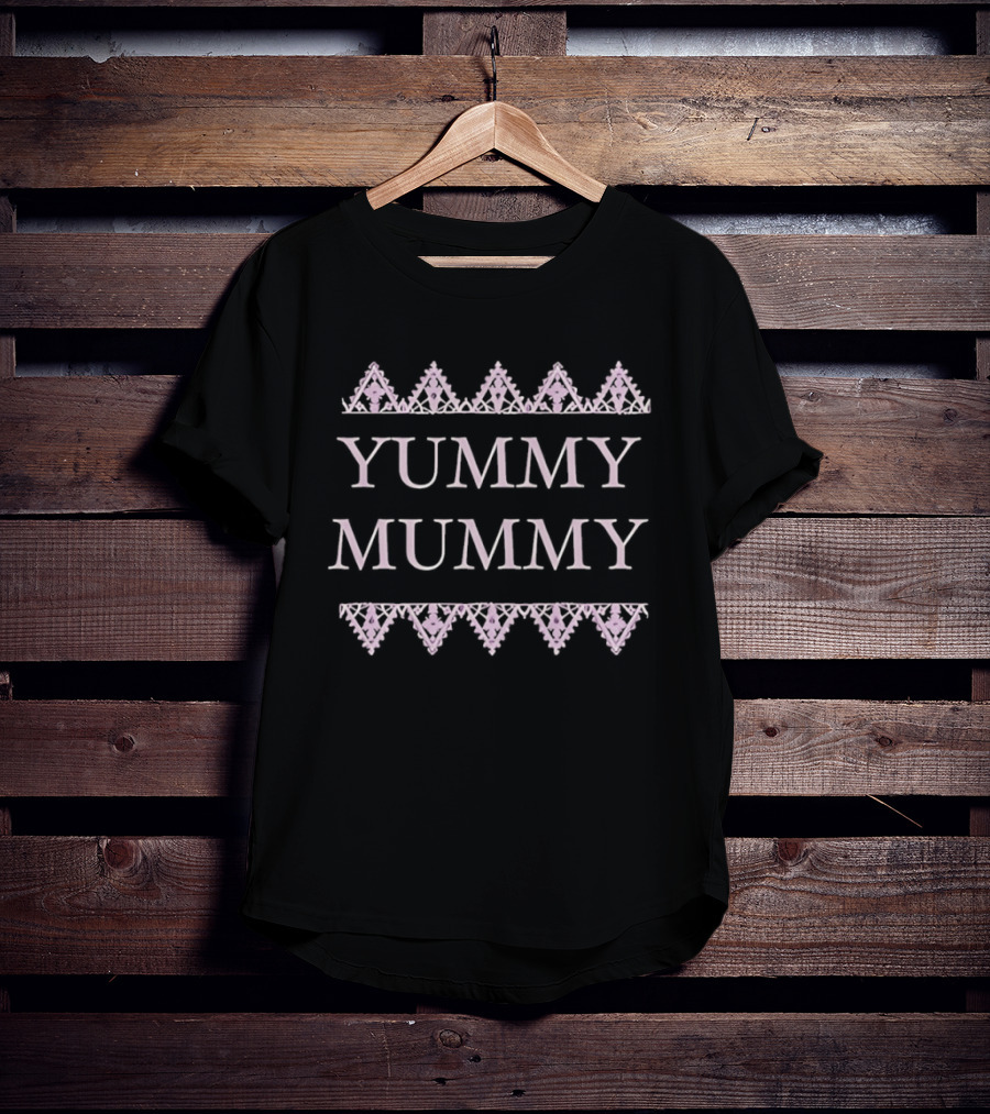 Yummy Mummy Pink Lace T-Shirt