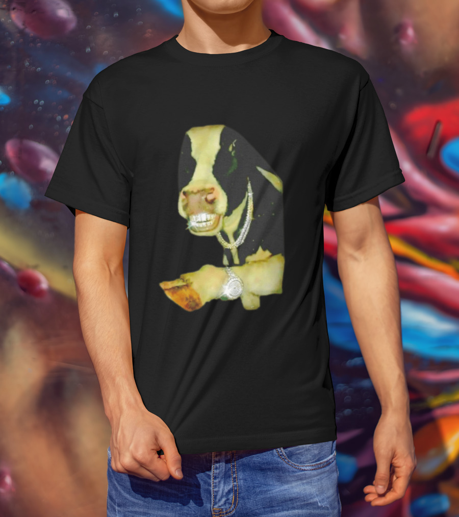 Rich Bull Grillz Bling Necklace And Jewelry T-Shirt
