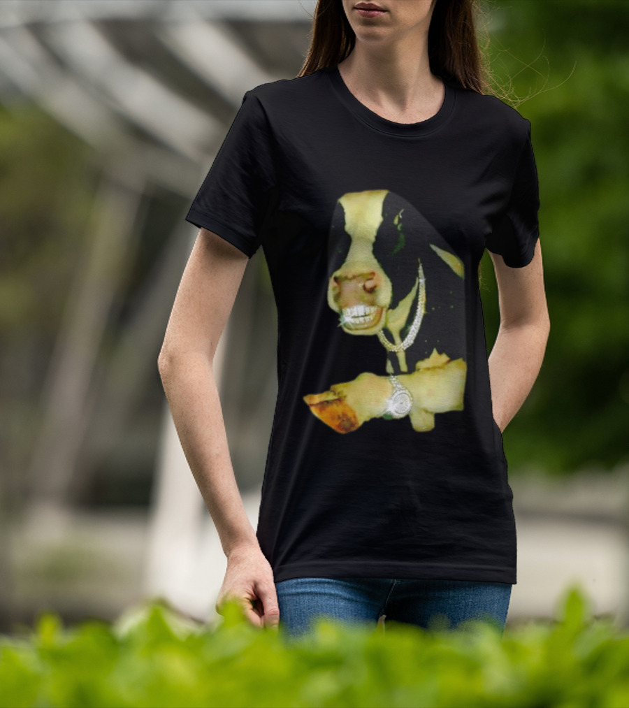 Rich Bull Grillz Bling Necklace And Jewelry T-Shirt