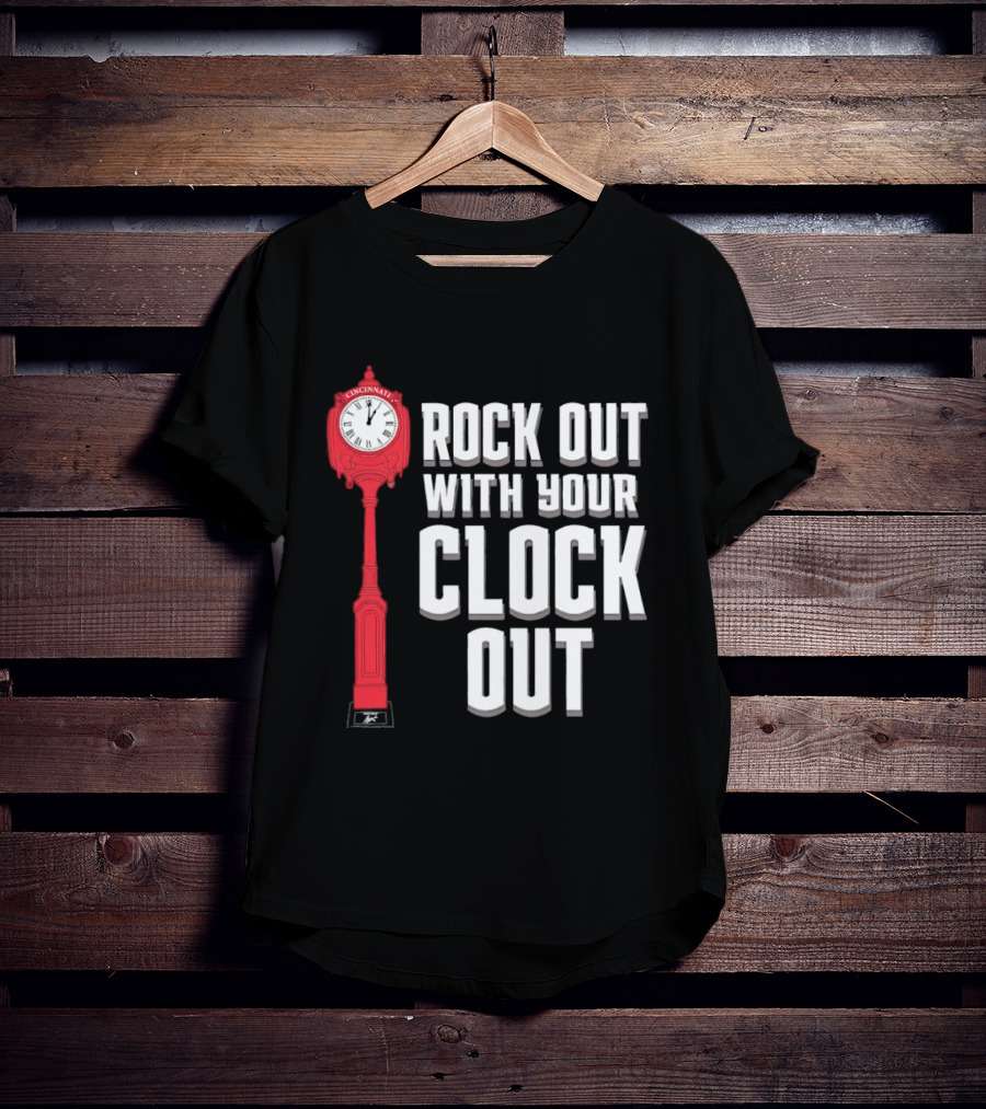 Rock Out With Your Clock Out Cincinnati Tower T-Shirt