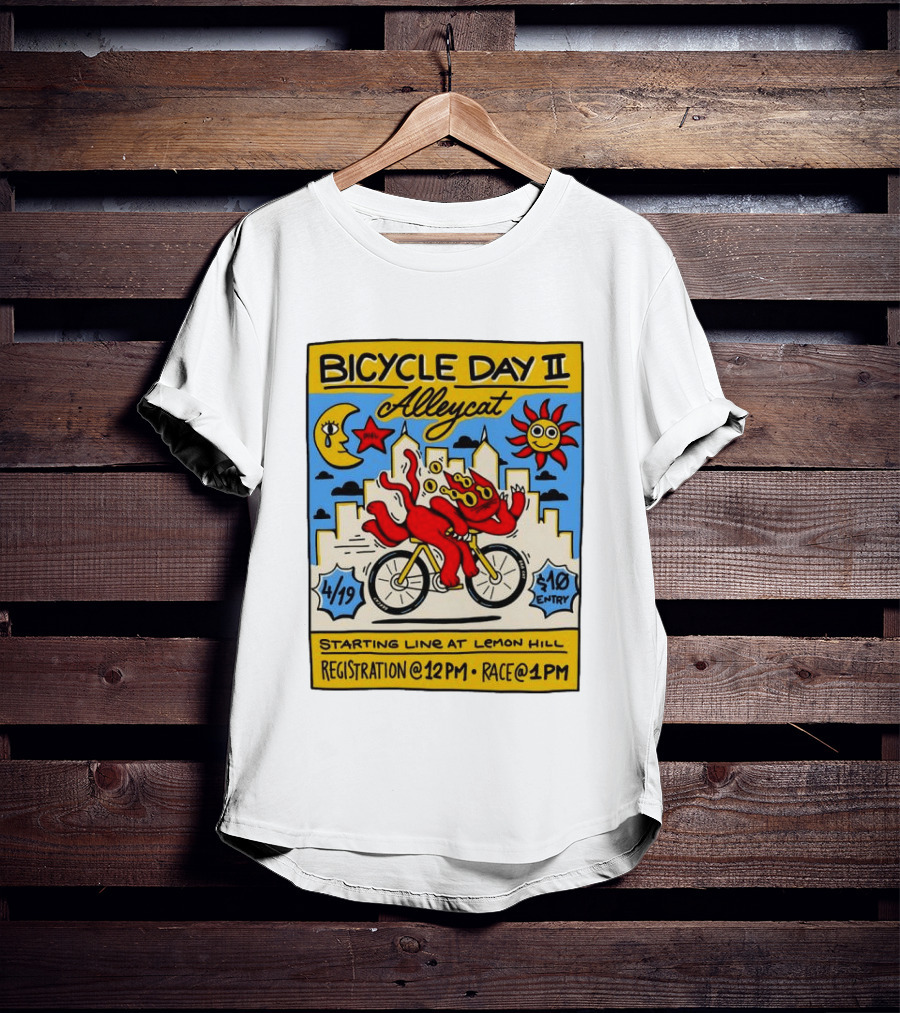 Bicycle Day II Alleycat Race Lemon Hill 4/19 Registration 12 PM Race 1 PM T-Shirt
