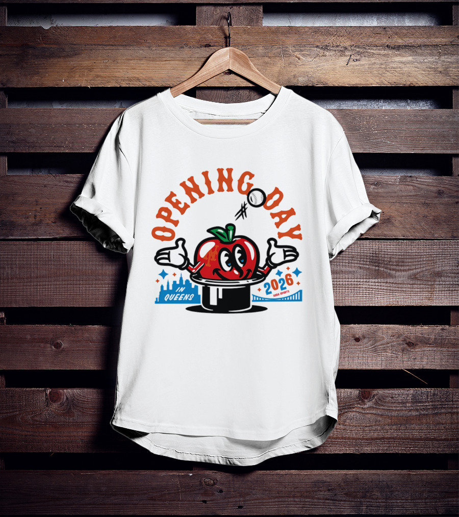 New York Mets Opening Day 2026 Queens Baseball T-Shirt