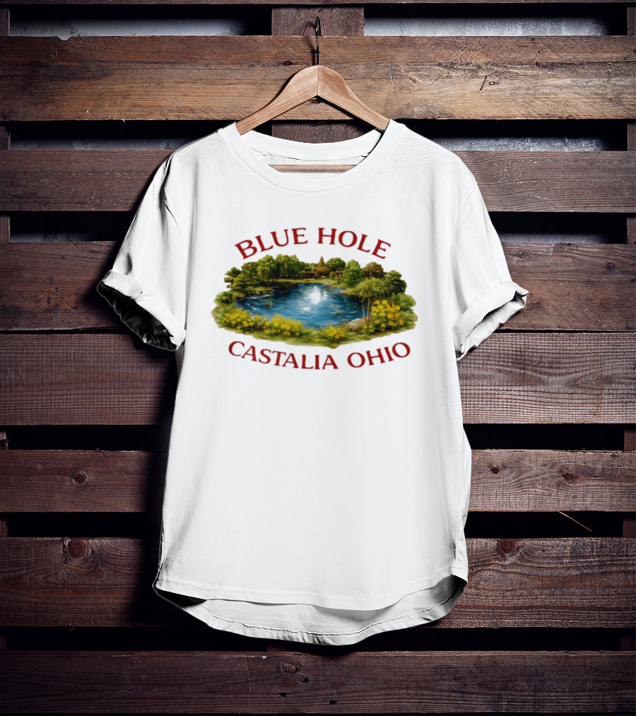 Blue Hole Castalia Ohio Reminders Of Him Kenna Rowan T-Shirt
