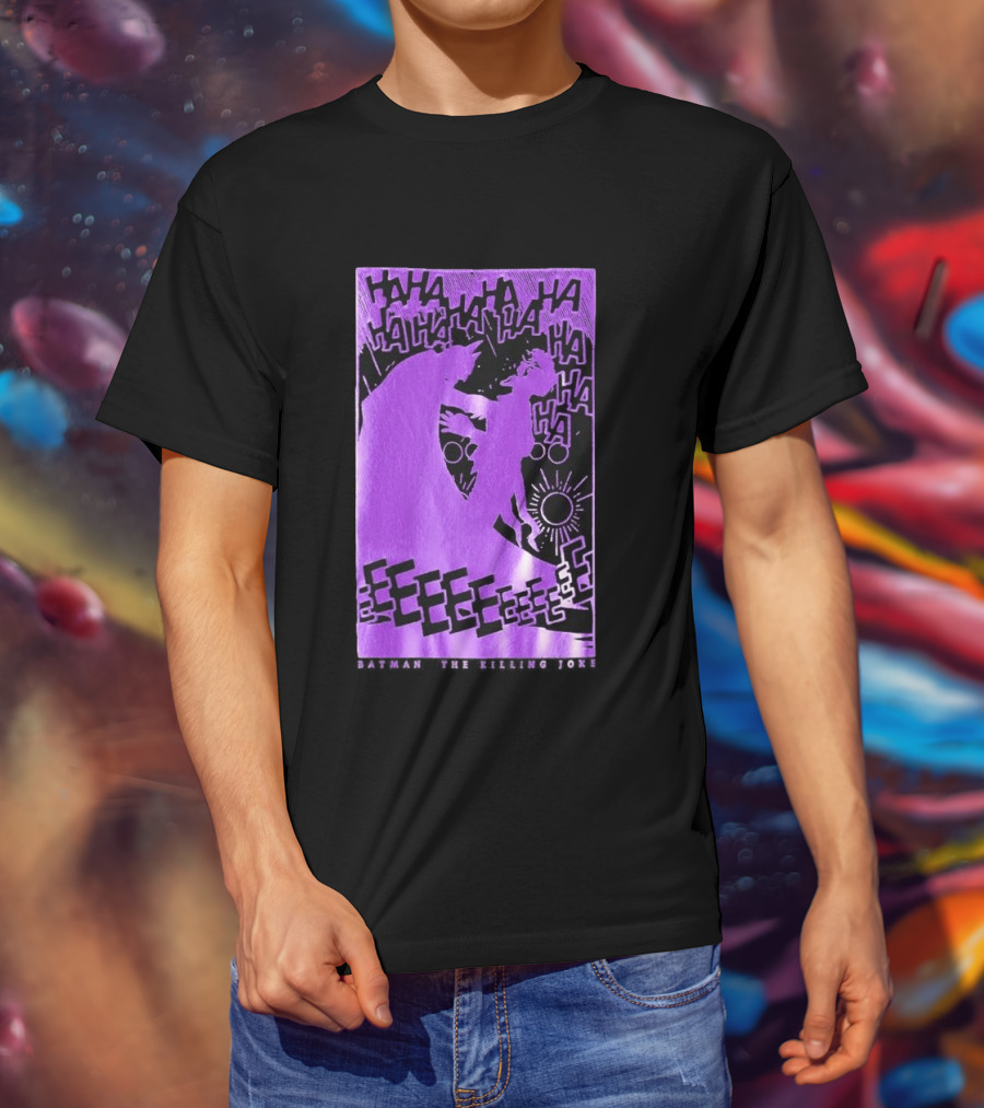 OVO X Batman X The Joker The Killing Joke Deluxe HAHAHA EEEEE T-Shirt