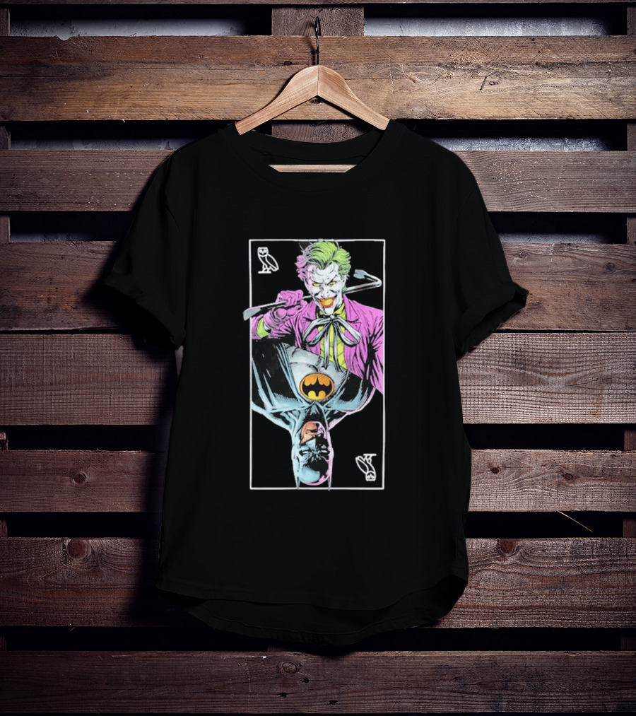OVO X Batman X The Joker The Mirror Only See The Truth T-Shirt