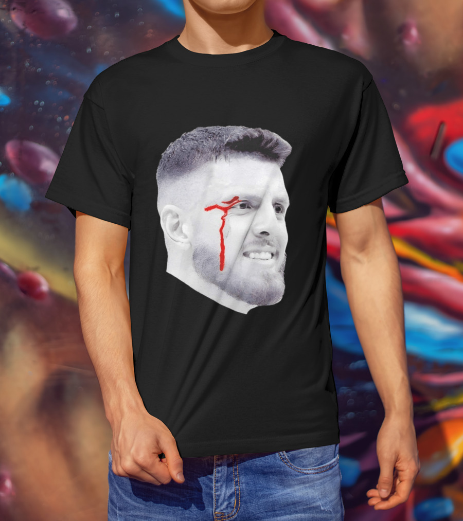 Isaiah Hartenstein IHart Bighead Bloody Face T-Shirt