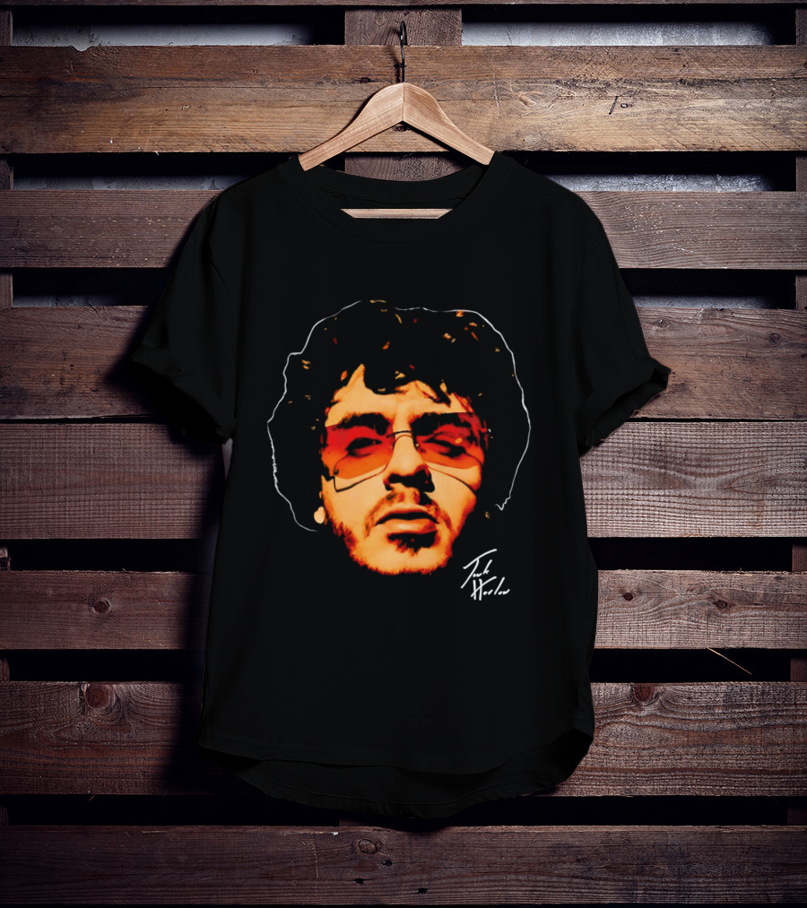 Jack Harlow Big Head Face Art With Signature T-Shirt