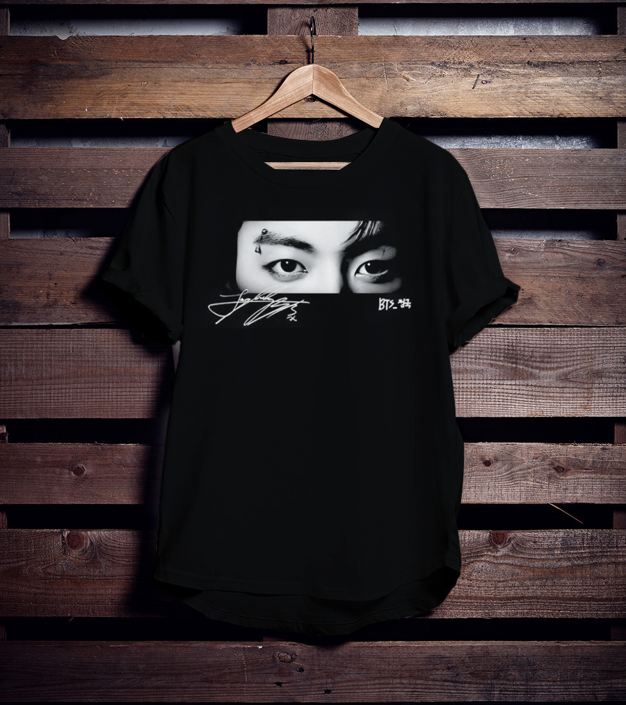 Jungkook Eyes BTS Arirang Tour Apparel K Pop Fandom Fashion T-Shirt